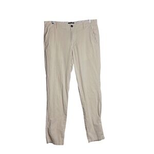 Jack & Jones Linen Blend Chino Pants Mens 32x30 Regular Fit‎ Casual Beige